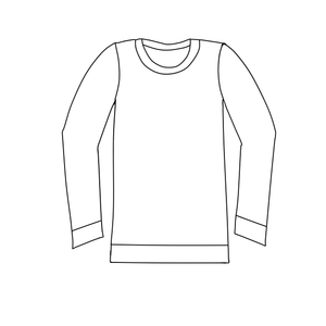 Kids Basic Crew - Whales (cotton jersey)