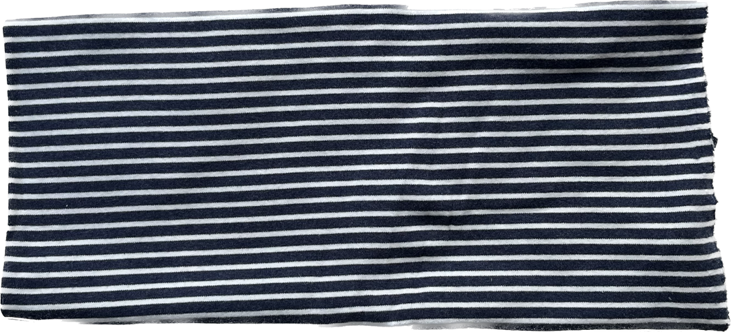 Last Chance Print - Navy Stripes (interlock)