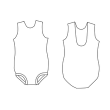 Load image into Gallery viewer, Low Back Leo - Inked (bamboo jersey)