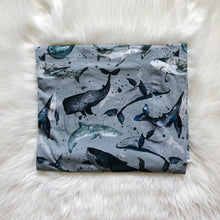Load image into Gallery viewer, Shorties or Bummies - Whales (cotton jersey)