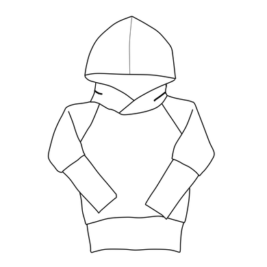 Grow With Me Hoodie - Solids and Stripes