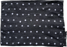 Load image into Gallery viewer, Shorties or Bummies - White Dots on Black Linen (cotton french terry)