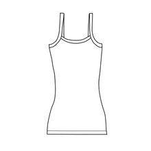 Load image into Gallery viewer, Women&#39;s Cami and Bralette - Mulberry Snow (cotton jersey)