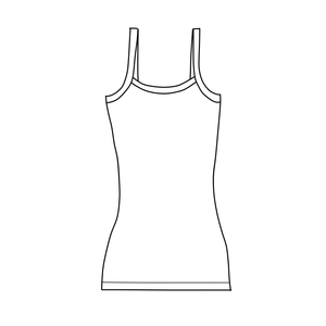 Women's Cami and Bralette - Mulberry Snow (cotton jersey)