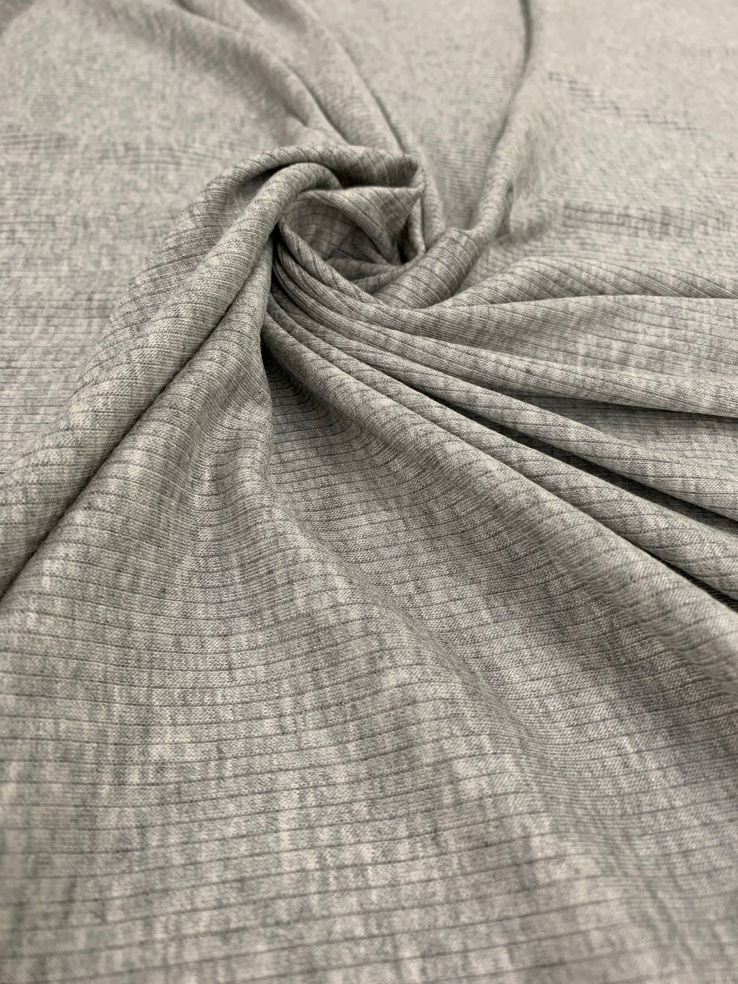 Last Chance Print - Heathered Grey (Modal Rib Knit)